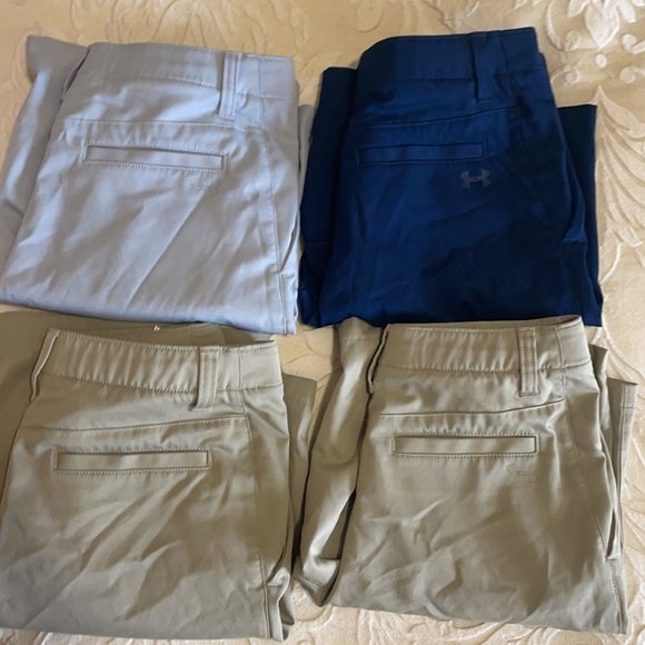 Under Armor 14 loose fit. Grey khaki blue. Perfect - Picture 2 of 2